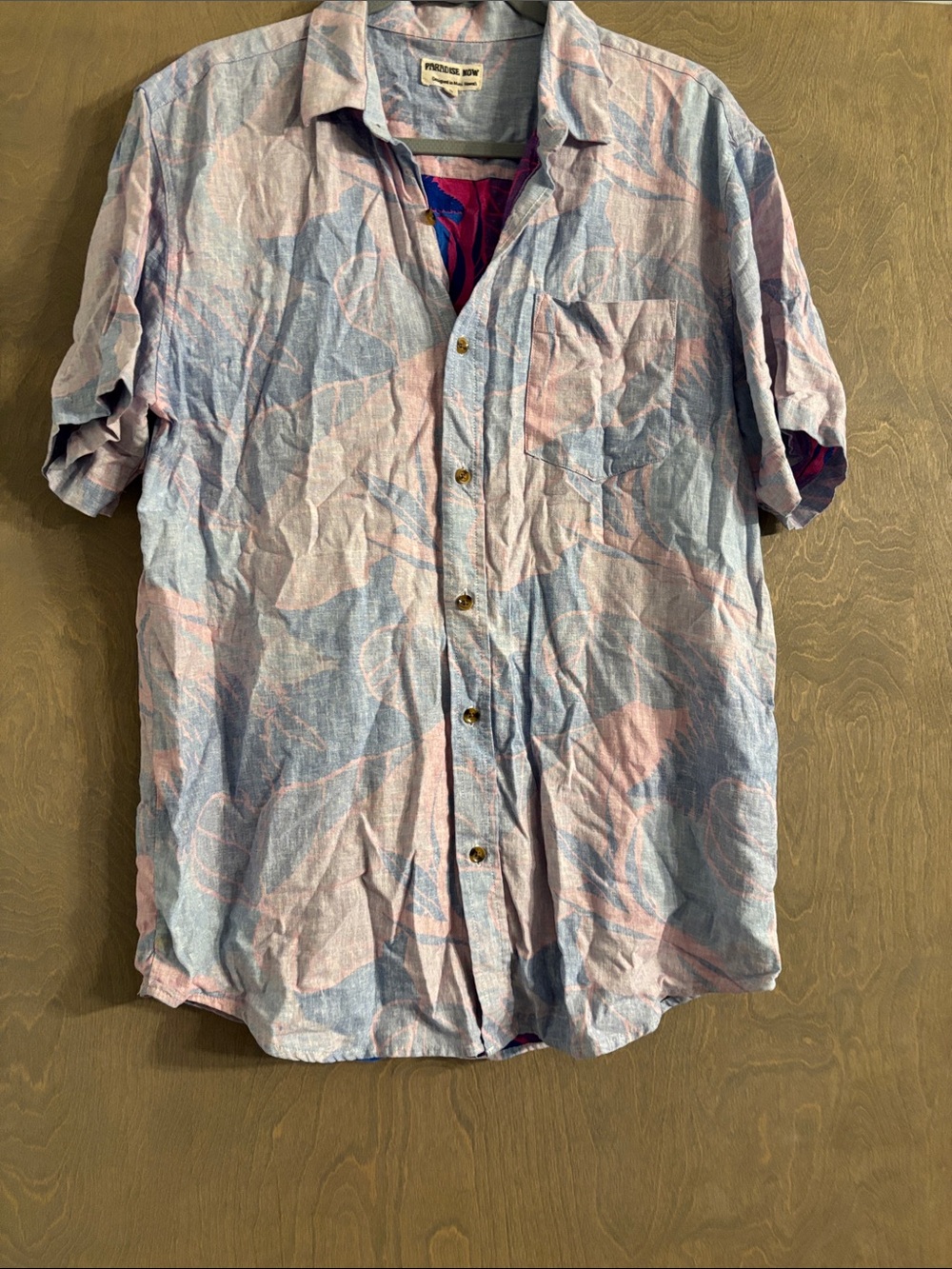 Paradise Now Maui Hawaii designer men’s aloha Shirt medium